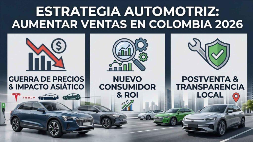 estrategia de ventas automotriz en colombia